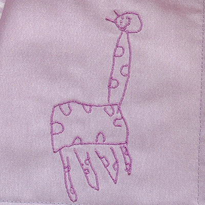 完成した刺しゅう 2