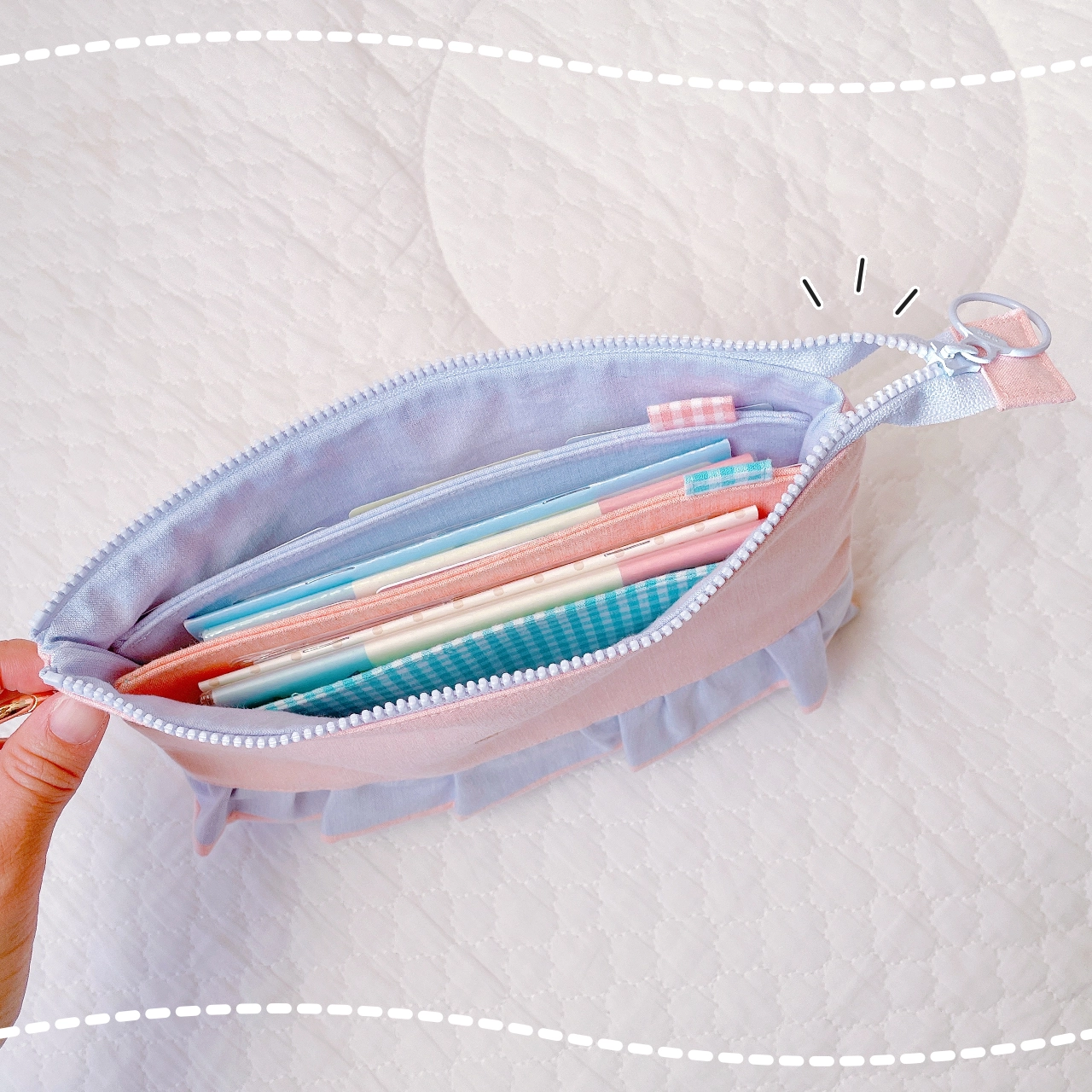 タブ付きファスナー