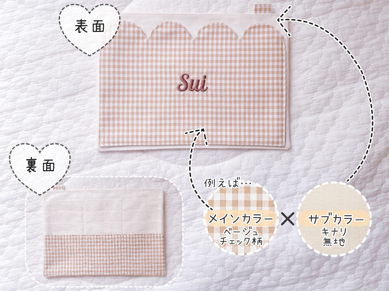 メインカラーとサブカラーの配置