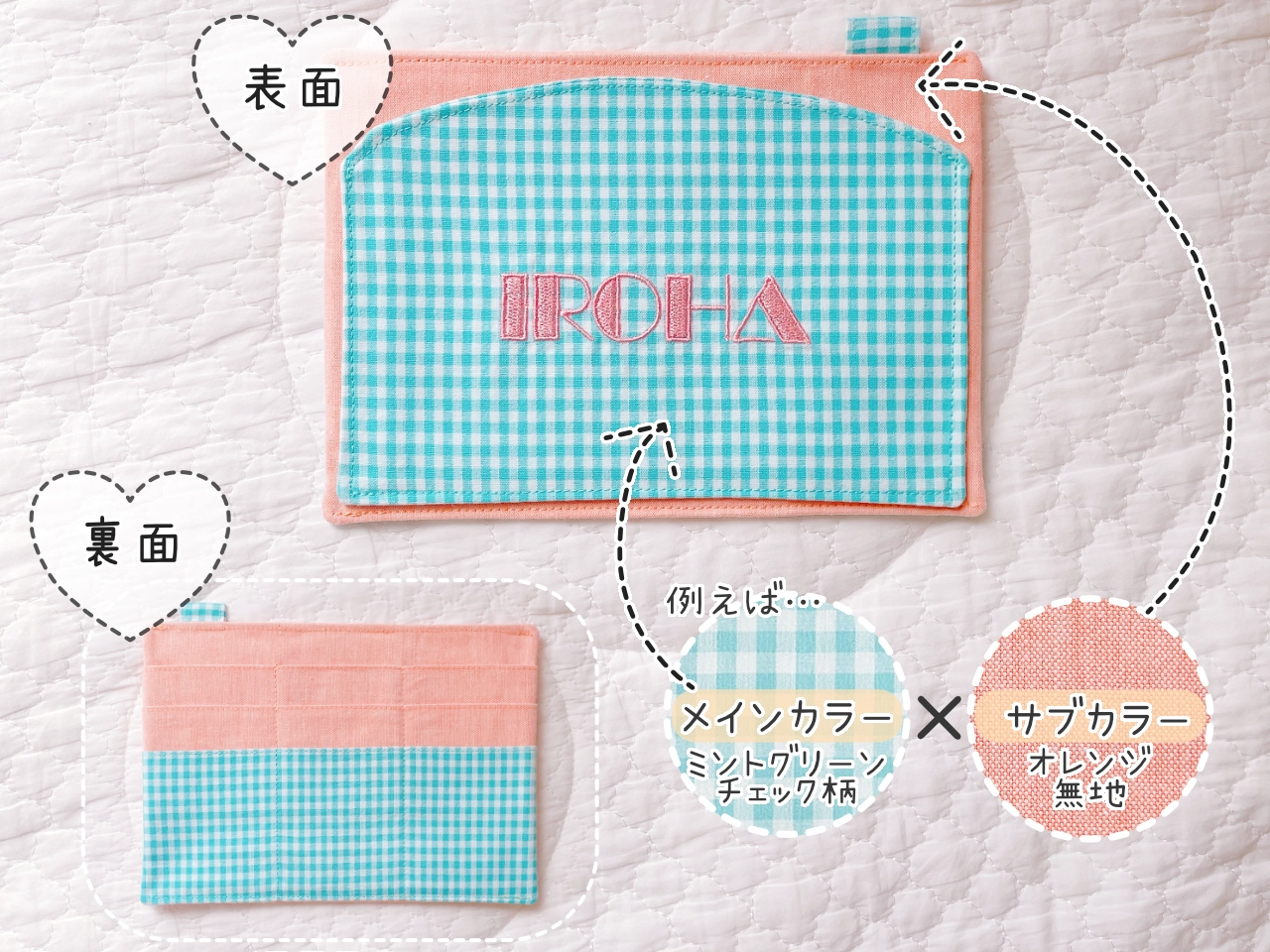 メインカラーとサブカラーの配置