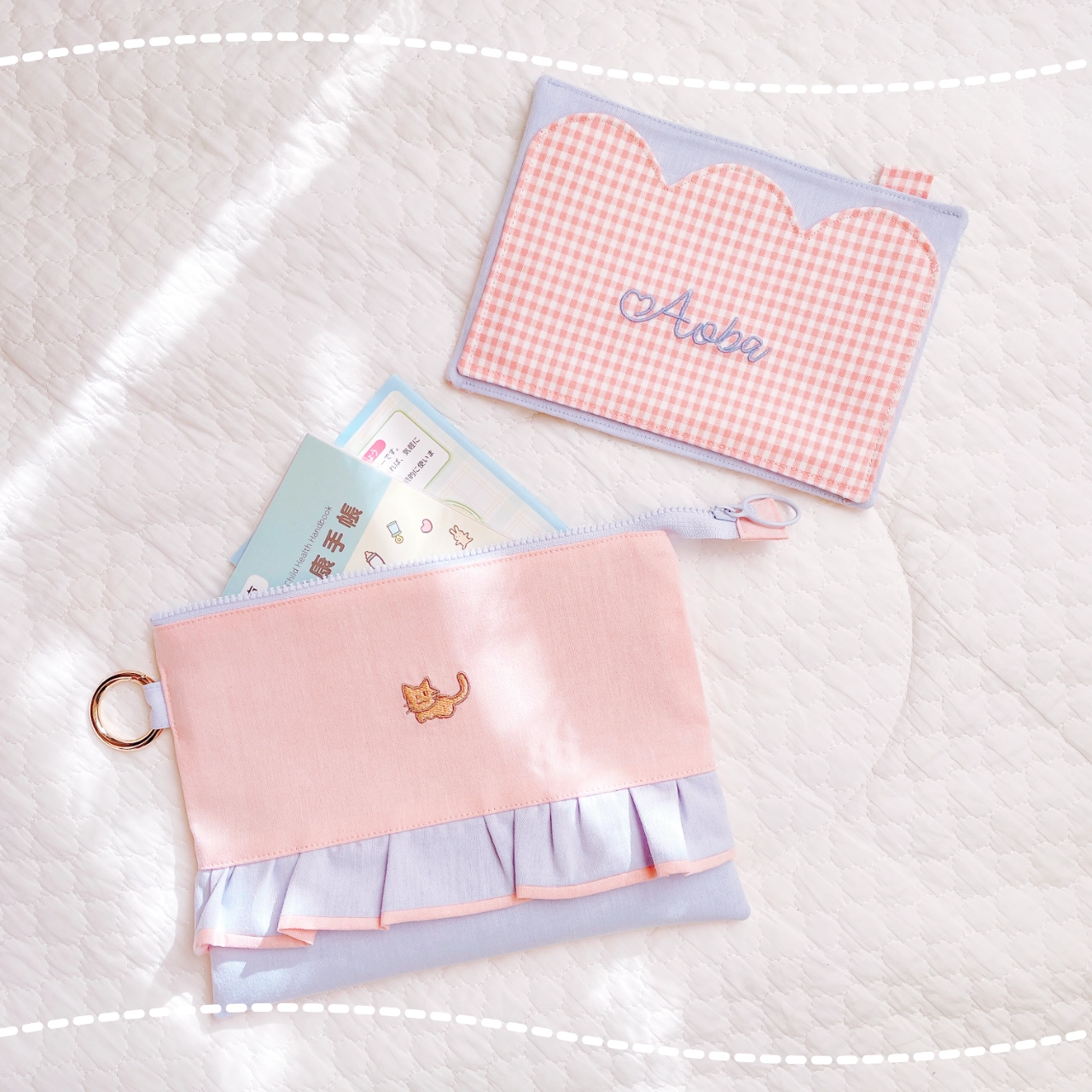 ぴったりサイズのポーチと合わせて